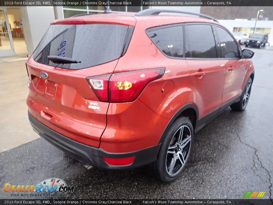 2019 Ford Escape SEL 4WD Sedona Orange / Chromite Gray/Charcoal Black Photo #2