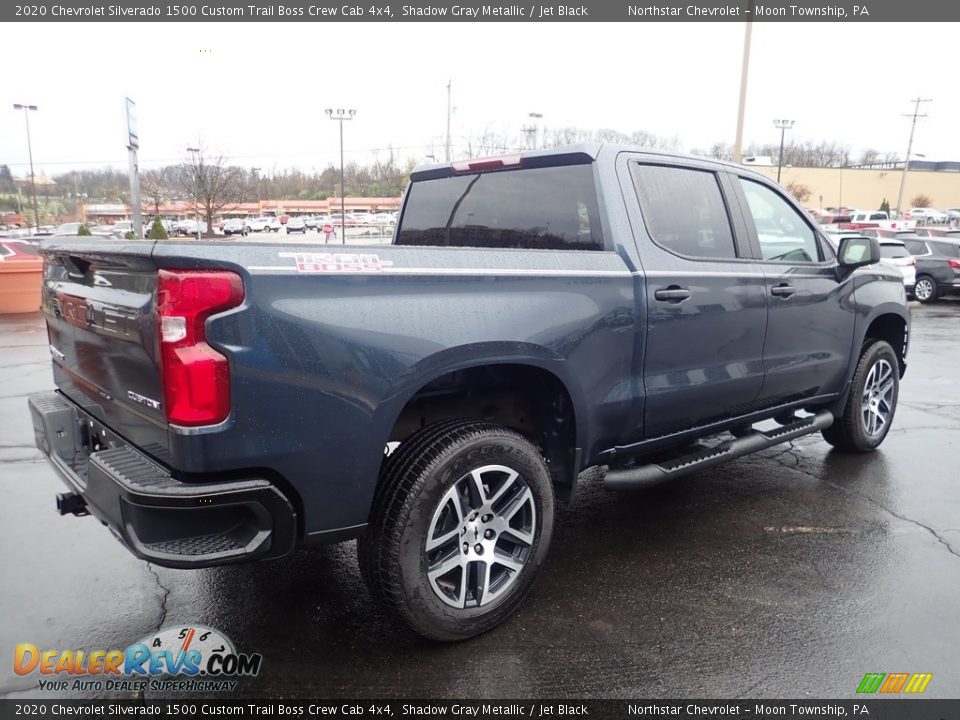 2020 Chevrolet Silverado 1500 Custom Trail Boss Crew Cab 4x4 Shadow Gray Metallic / Jet Black Photo #8