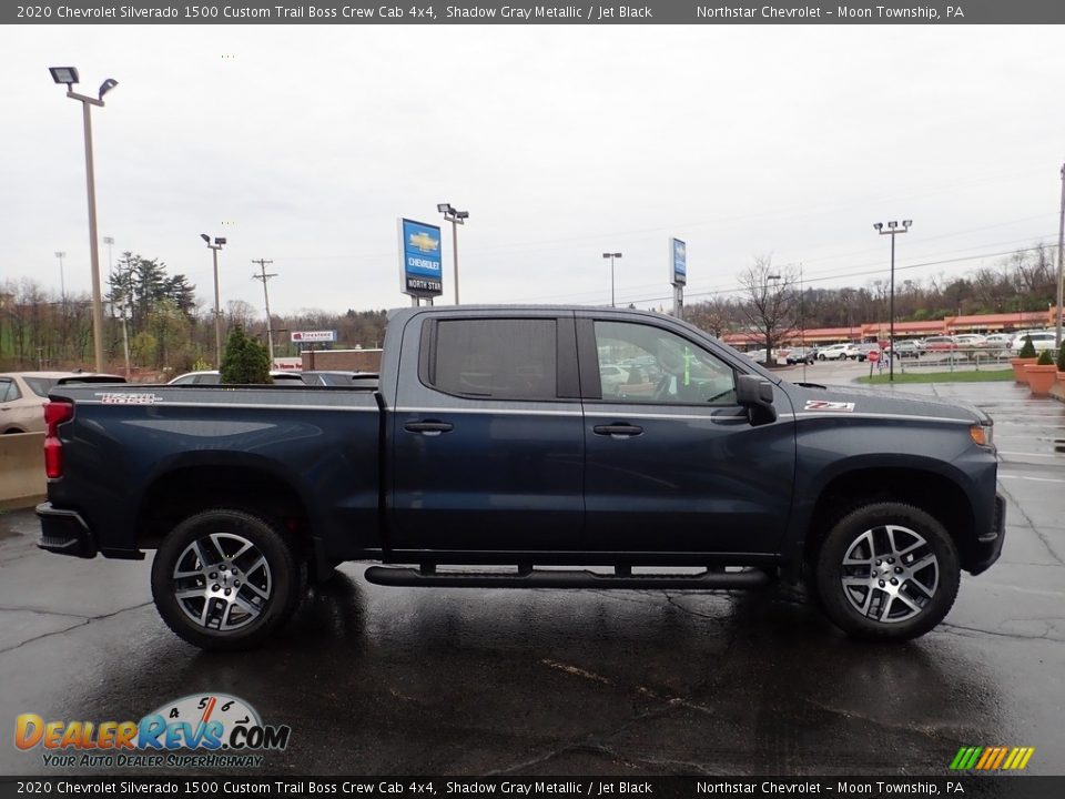 2020 Chevrolet Silverado 1500 Custom Trail Boss Crew Cab 4x4 Shadow Gray Metallic / Jet Black Photo #9