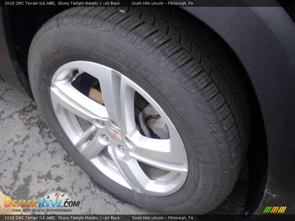 2018 GMC Terrain SLE AWD Ebony Twilight Metallic / ­Jet Black Photo #5