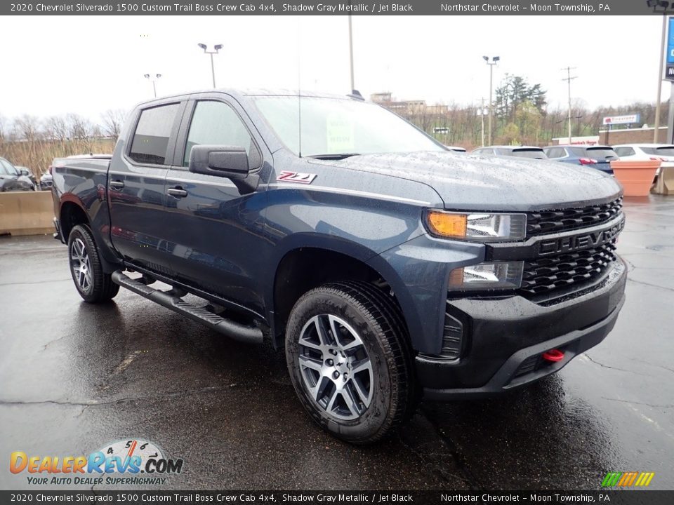 2020 Chevrolet Silverado 1500 Custom Trail Boss Crew Cab 4x4 Shadow Gray Metallic / Jet Black Photo #10