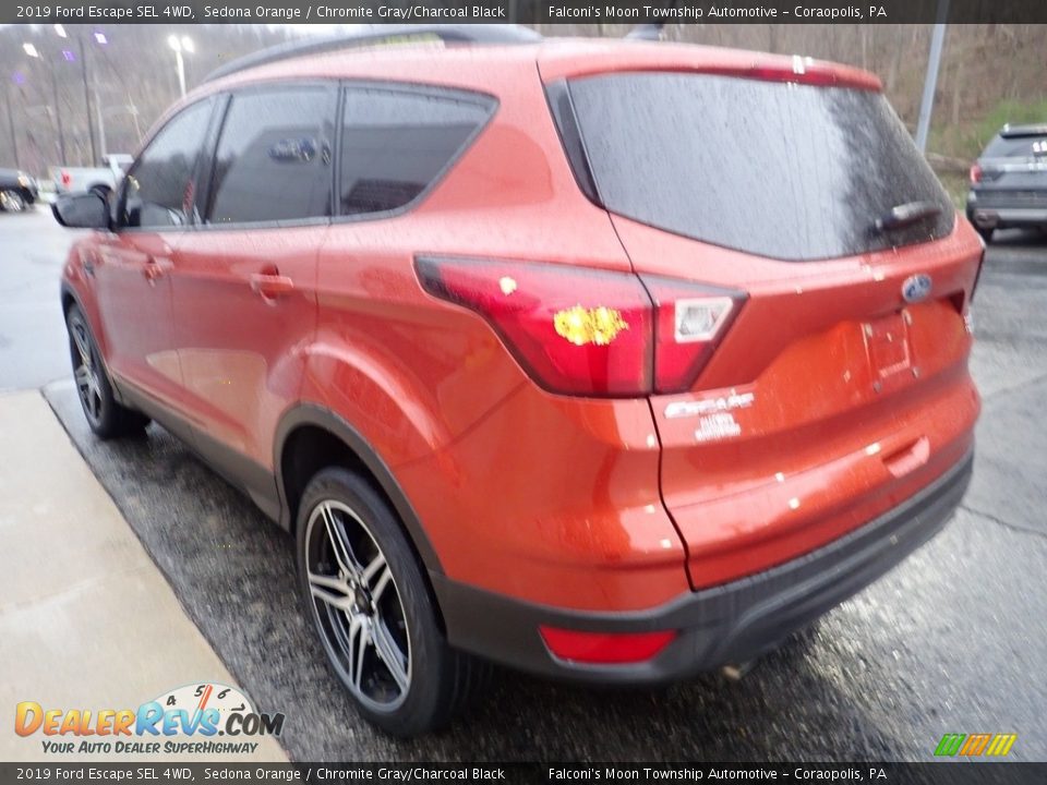 2019 Ford Escape SEL 4WD Sedona Orange / Chromite Gray/Charcoal Black Photo #5