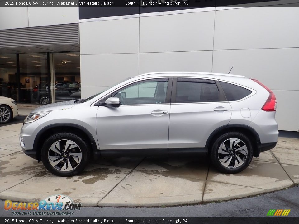 2015 Honda CR-V Touring Alabaster Silver Metallic / Black Photo #2