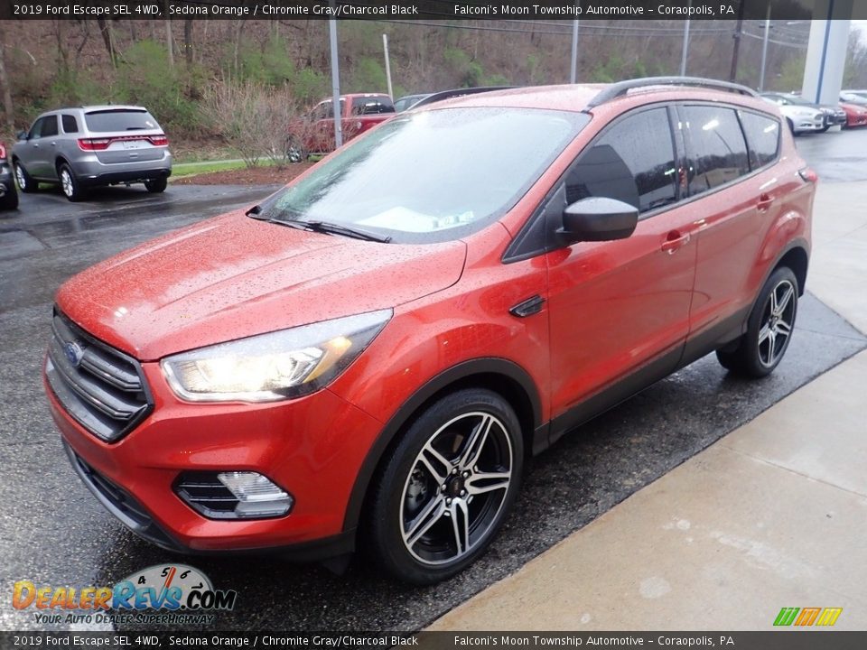 2019 Ford Escape SEL 4WD Sedona Orange / Chromite Gray/Charcoal Black Photo #7