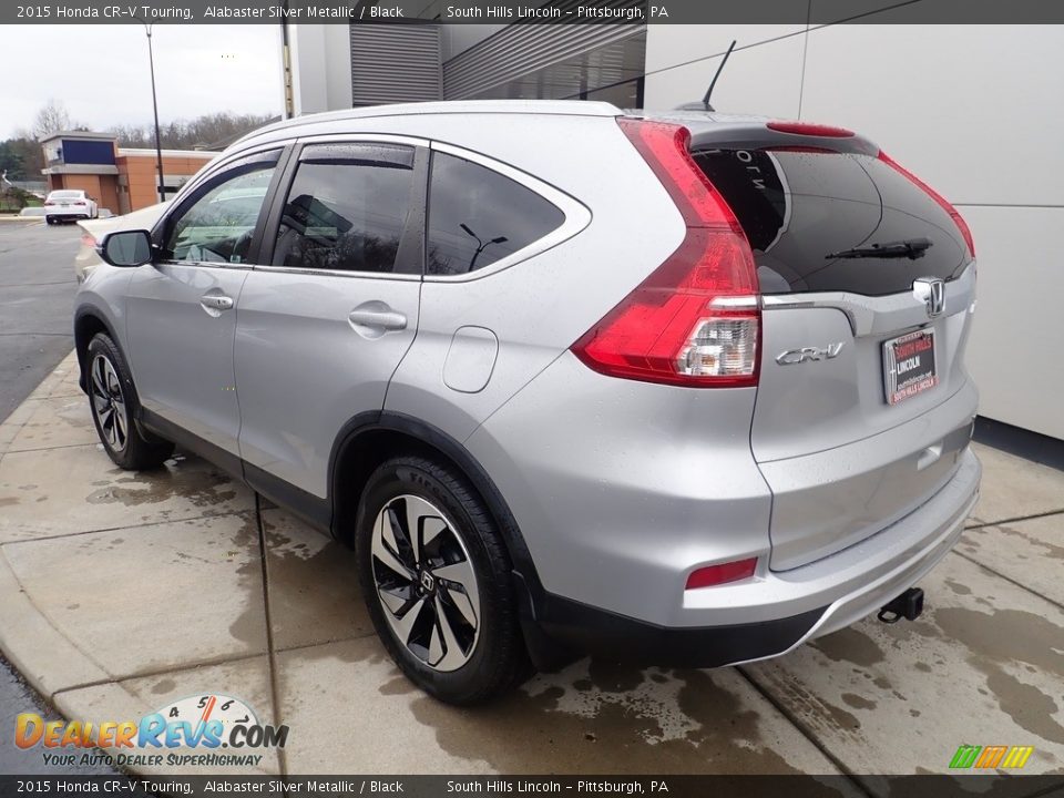 2015 Honda CR-V Touring Alabaster Silver Metallic / Black Photo #3