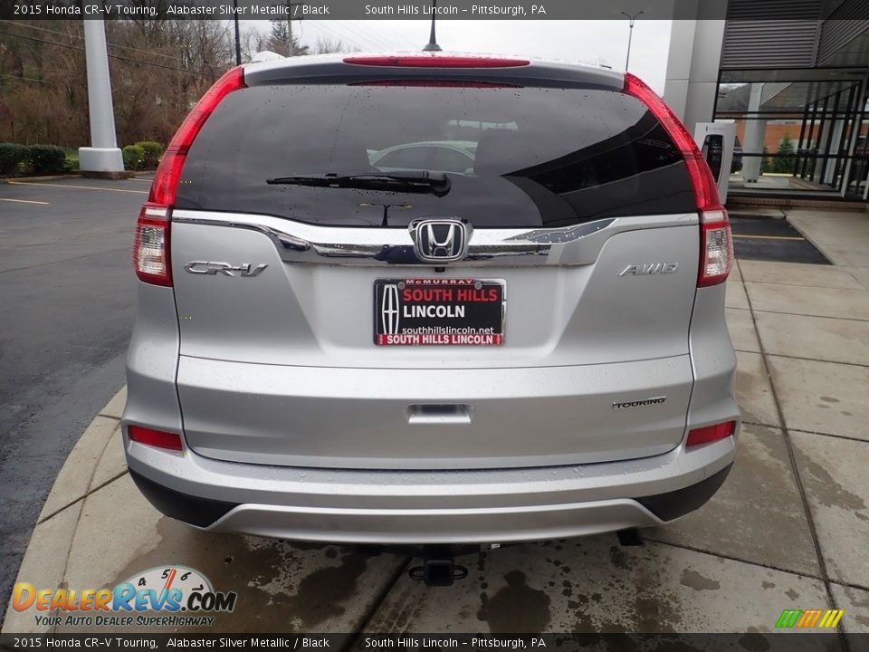 2015 Honda CR-V Touring Alabaster Silver Metallic / Black Photo #4