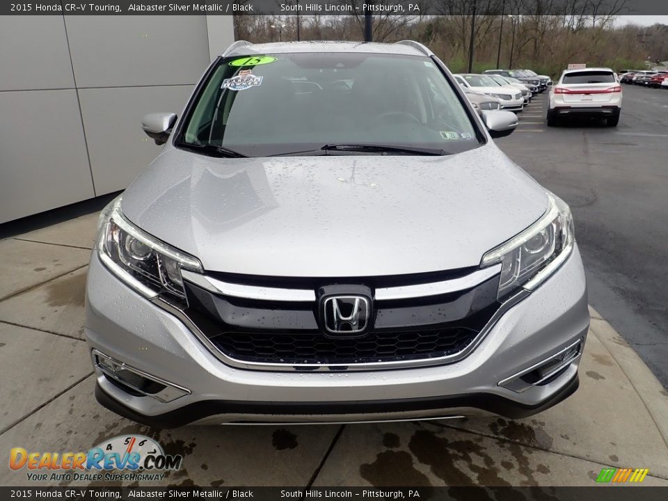 2015 Honda CR-V Touring Alabaster Silver Metallic / Black Photo #9