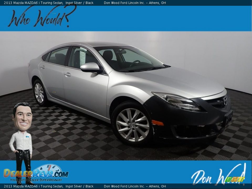 2013 Mazda MAZDA6 i Touring Sedan Ingot Silver / Black Photo #1
