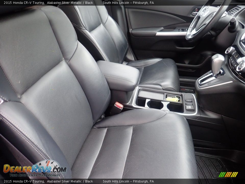 2015 Honda CR-V Touring Alabaster Silver Metallic / Black Photo #11