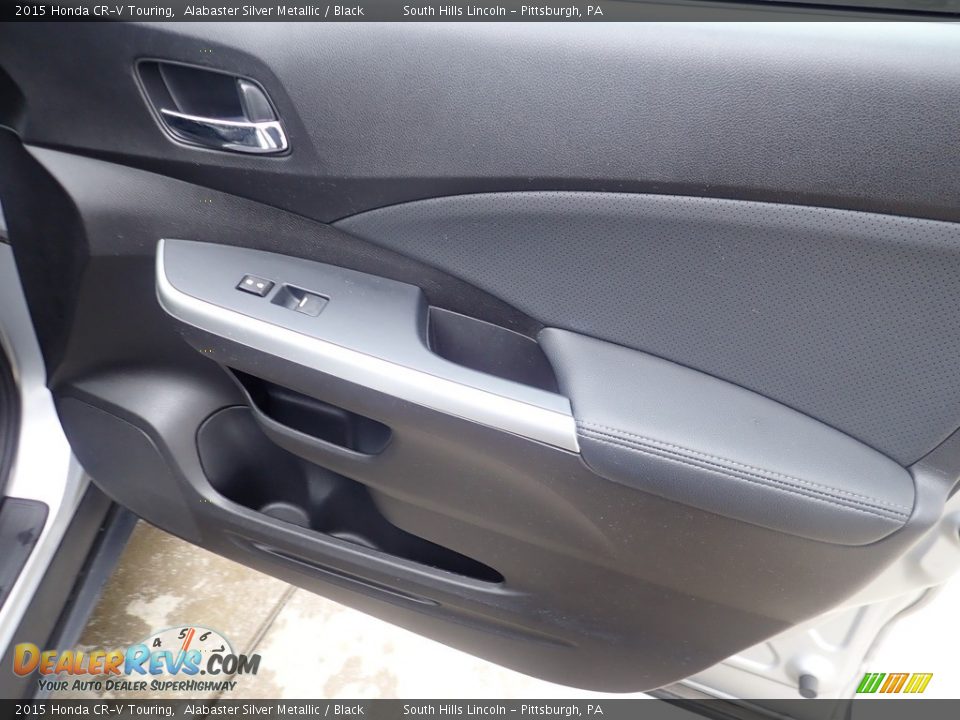 2015 Honda CR-V Touring Alabaster Silver Metallic / Black Photo #13