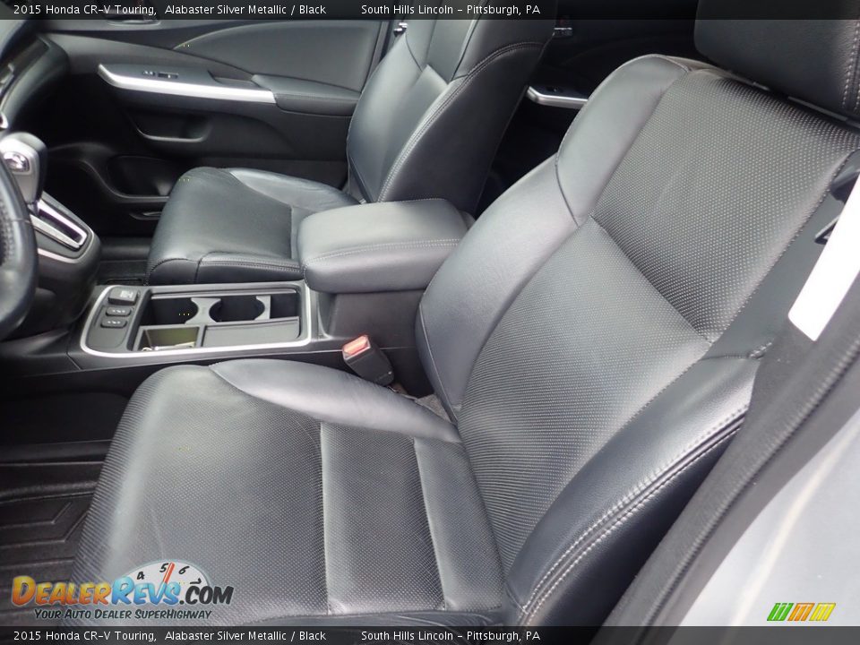 2015 Honda CR-V Touring Alabaster Silver Metallic / Black Photo #15