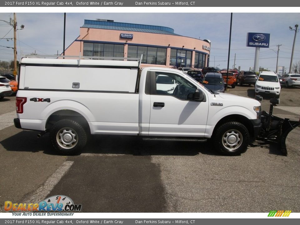 2017 Ford F150 XL Regular Cab 4x4 Oxford White / Earth Gray Photo #4