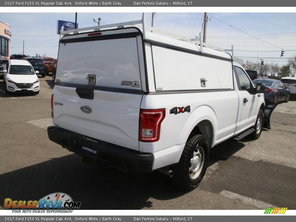 2017 Ford F150 XL Regular Cab 4x4 Oxford White / Earth Gray Photo #5
