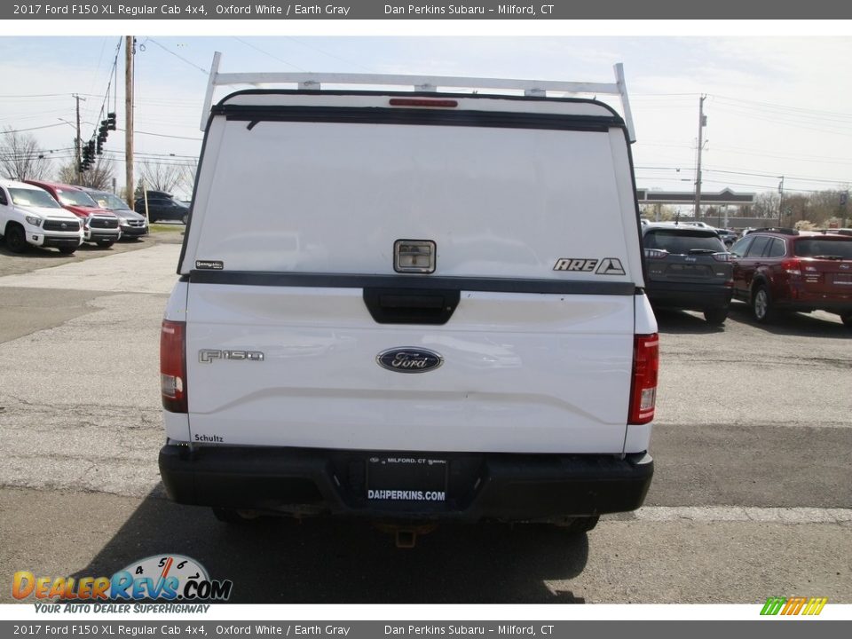 2017 Ford F150 XL Regular Cab 4x4 Oxford White / Earth Gray Photo #6