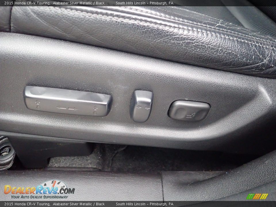 2015 Honda CR-V Touring Alabaster Silver Metallic / Black Photo #19