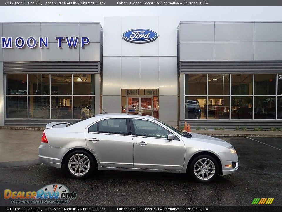 2012 Ford Fusion SEL Ingot Silver Metallic / Charcoal Black Photo #1