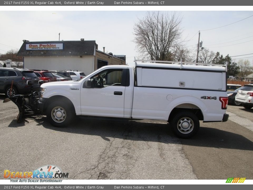 2017 Ford F150 XL Regular Cab 4x4 Oxford White / Earth Gray Photo #8