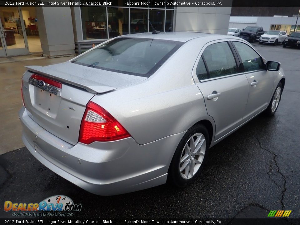 2012 Ford Fusion SEL Ingot Silver Metallic / Charcoal Black Photo #2