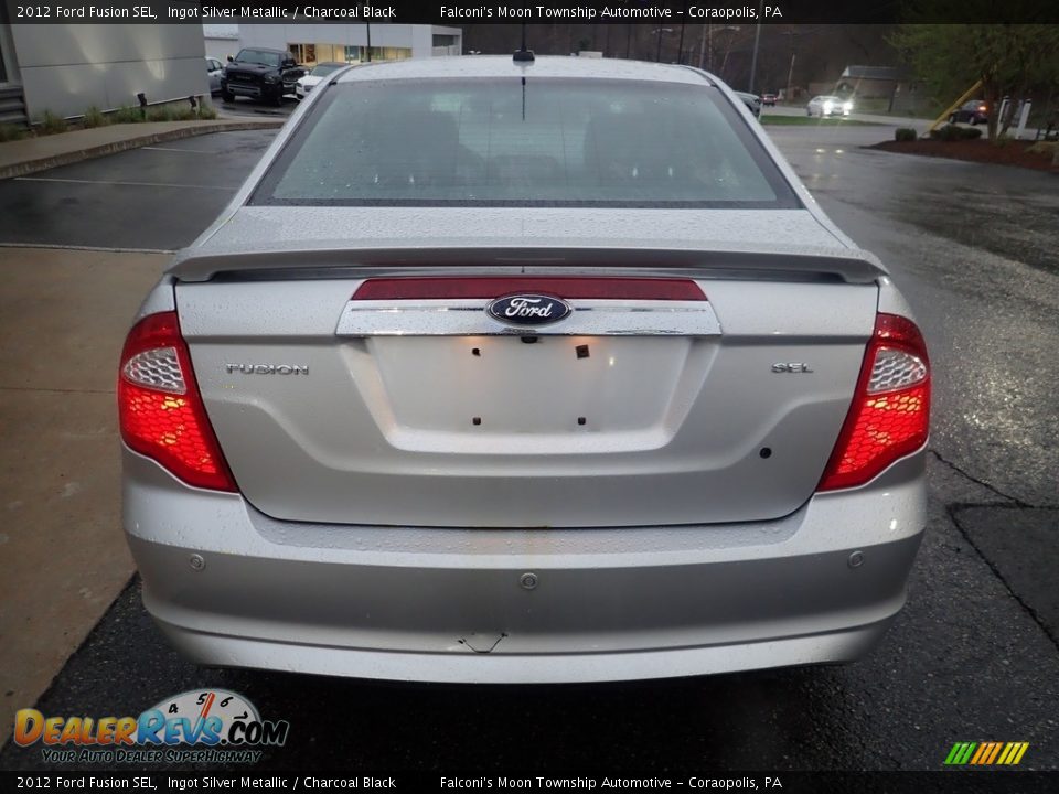 2012 Ford Fusion SEL Ingot Silver Metallic / Charcoal Black Photo #3