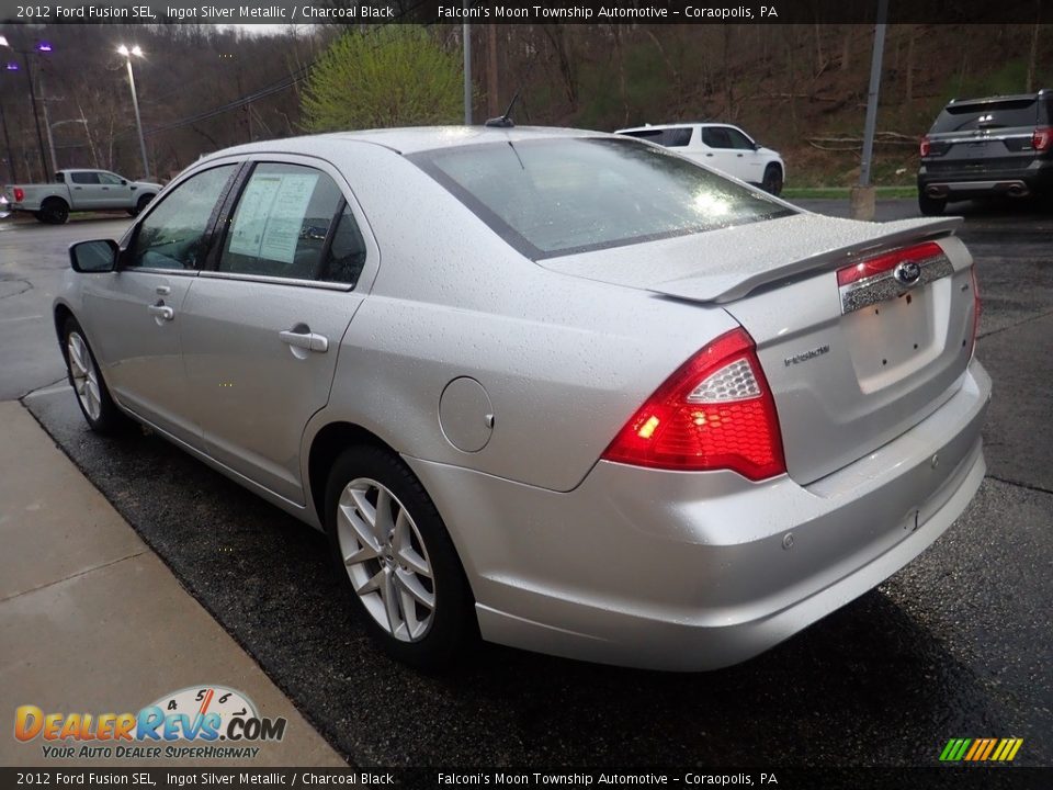 2012 Ford Fusion SEL Ingot Silver Metallic / Charcoal Black Photo #4