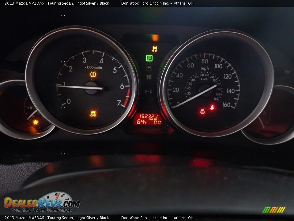 2013 Mazda MAZDA6 i Touring Sedan Ingot Silver / Black Photo #16