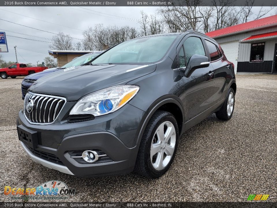 2016 Buick Encore Convenience AWD Quicksilver Metallic / Ebony Photo #1