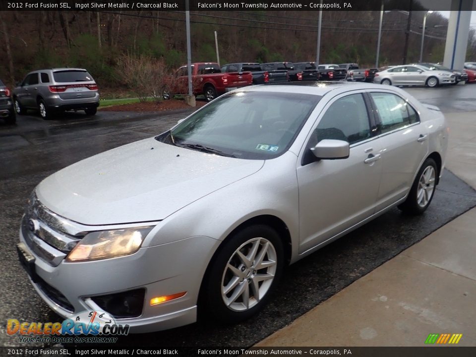 2012 Ford Fusion SEL Ingot Silver Metallic / Charcoal Black Photo #6