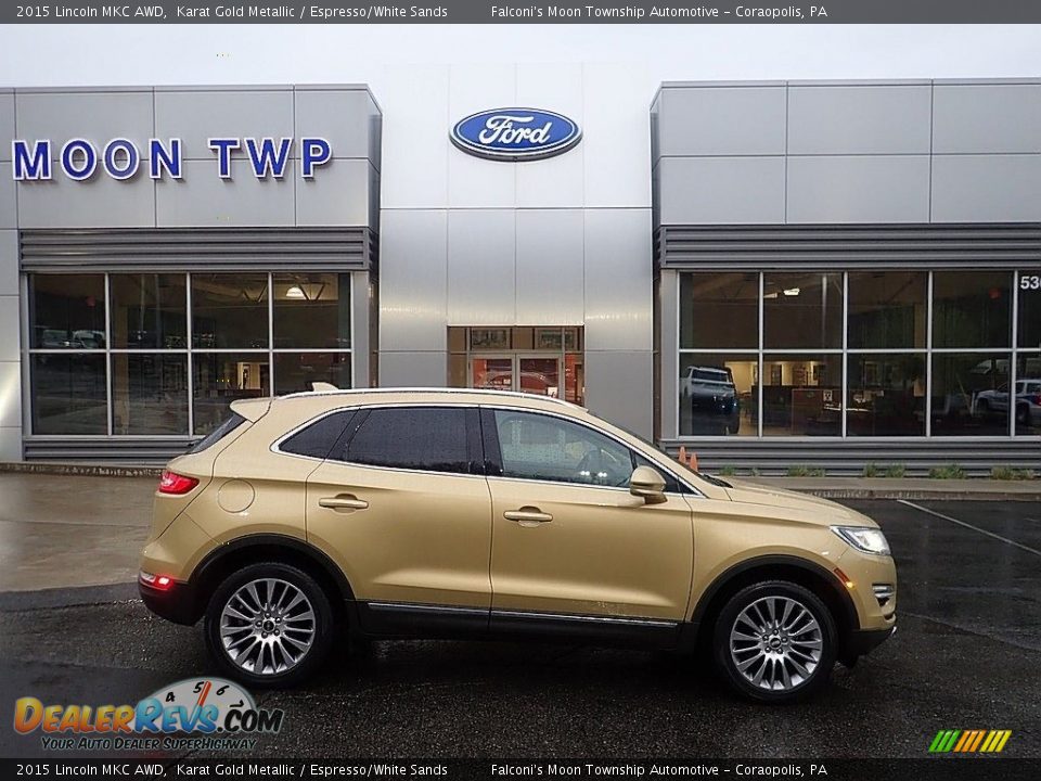 2015 Lincoln MKC AWD Karat Gold Metallic / Espresso/White Sands Photo #1