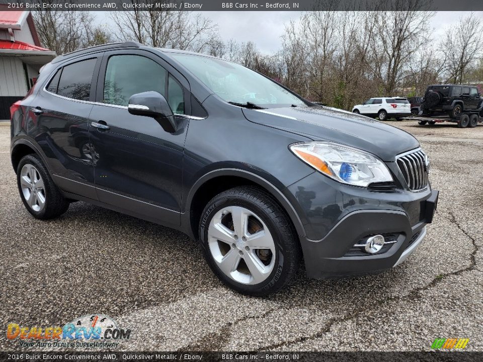 2016 Buick Encore Convenience AWD Quicksilver Metallic / Ebony Photo #2