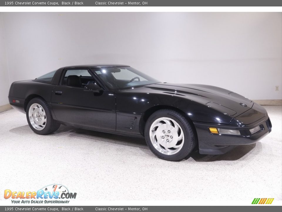 1995 Chevrolet Corvette Coupe Black / Black Photo #1