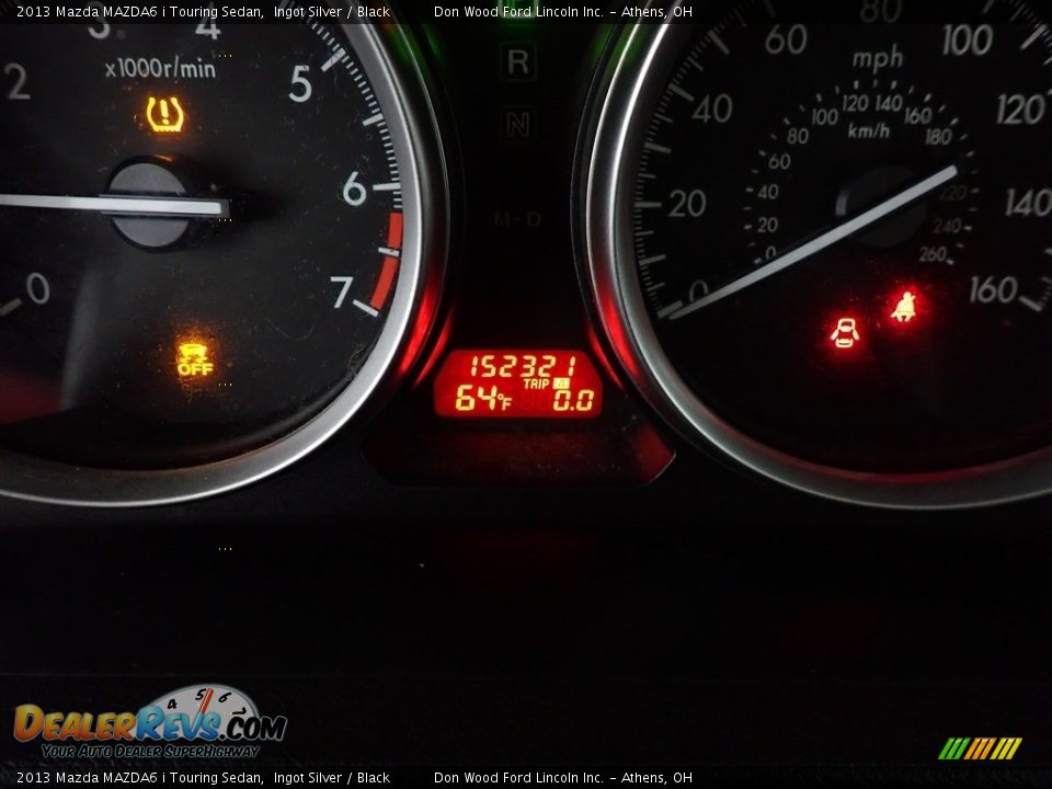 2013 Mazda MAZDA6 i Touring Sedan Ingot Silver / Black Photo #19