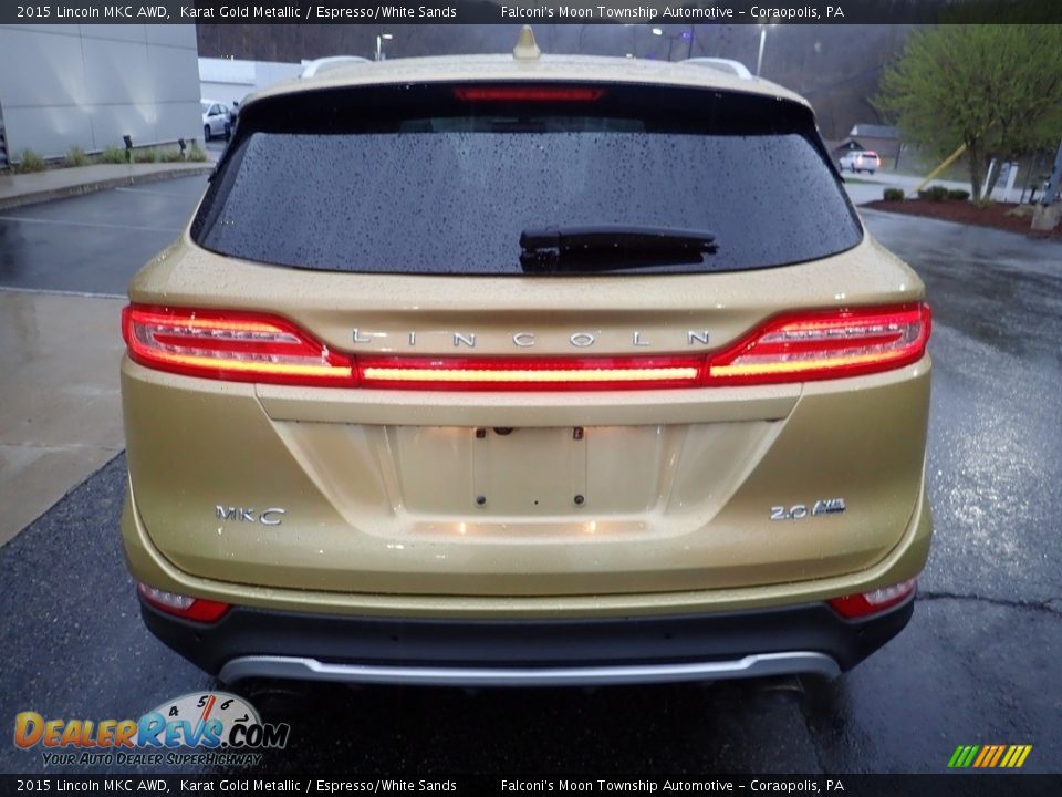 2015 Lincoln MKC AWD Karat Gold Metallic / Espresso/White Sands Photo #3