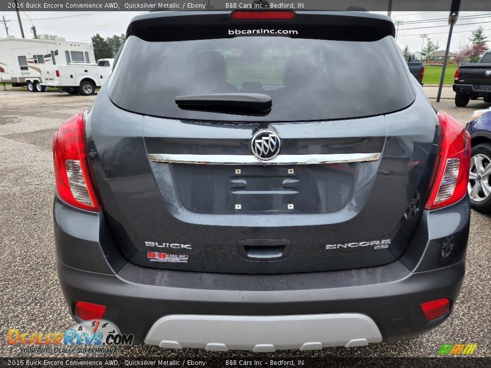 2016 Buick Encore Convenience AWD Quicksilver Metallic / Ebony Photo #4