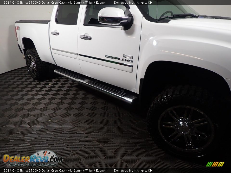 2014 GMC Sierra 2500HD Denali Crew Cab 4x4 Summit White / Ebony Photo #5