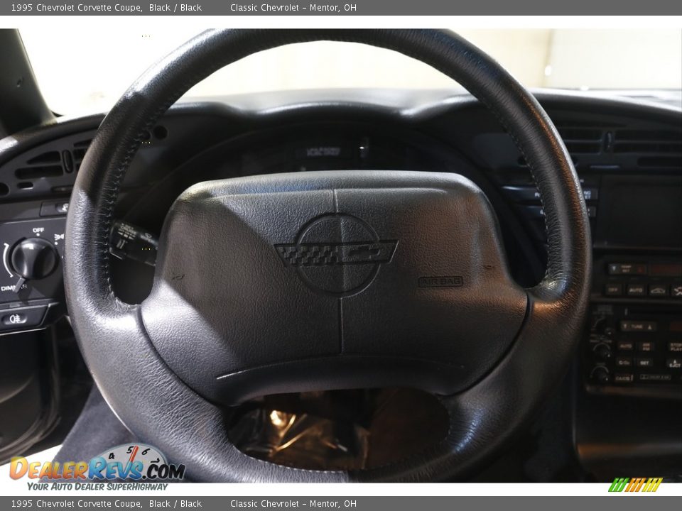 1995 Chevrolet Corvette Coupe Black / Black Photo #8