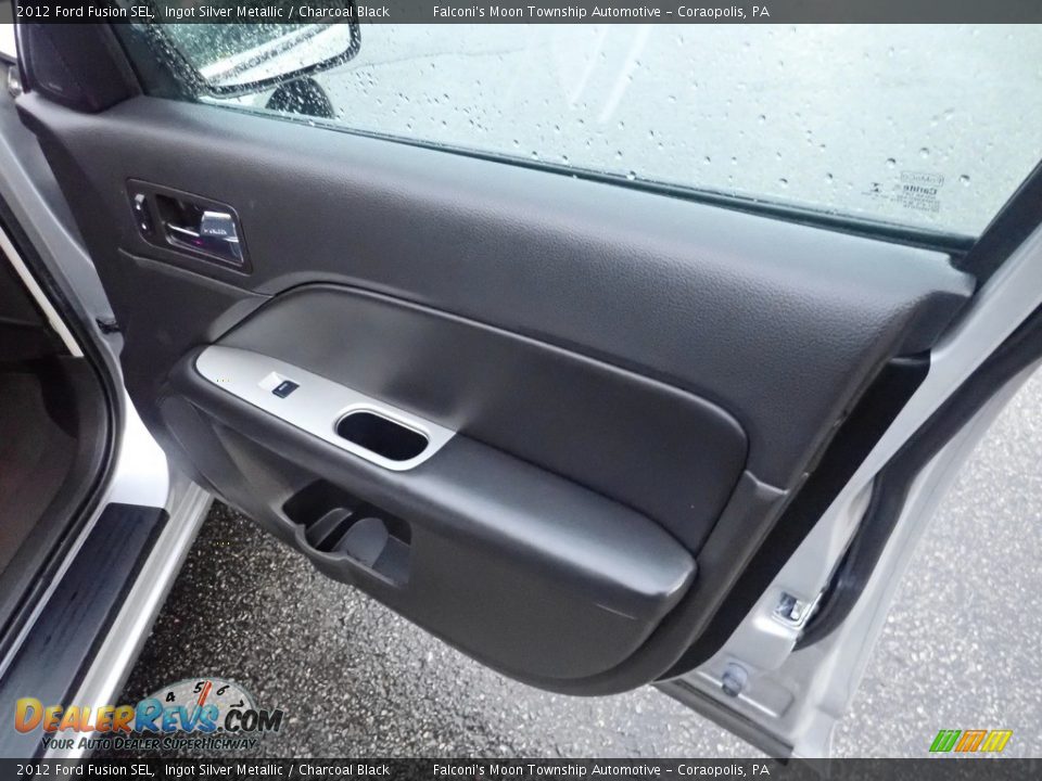 2012 Ford Fusion SEL Ingot Silver Metallic / Charcoal Black Photo #14