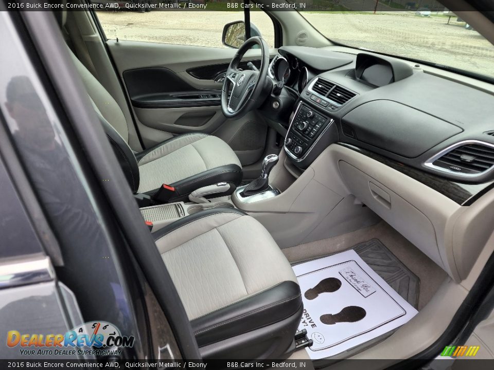 2016 Buick Encore Convenience AWD Quicksilver Metallic / Ebony Photo #8