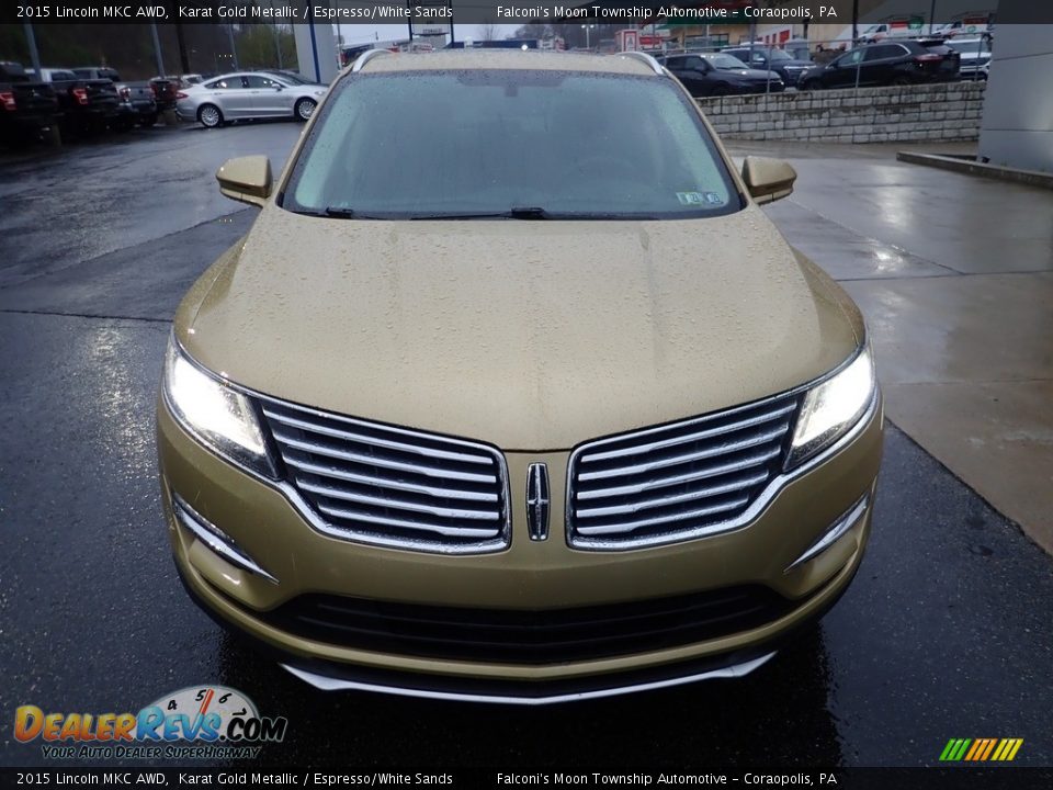 2015 Lincoln MKC AWD Karat Gold Metallic / Espresso/White Sands Photo #8