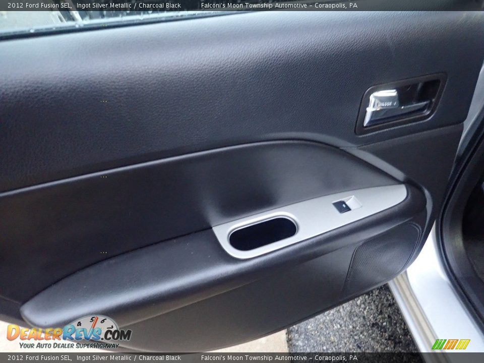 2012 Ford Fusion SEL Ingot Silver Metallic / Charcoal Black Photo #19