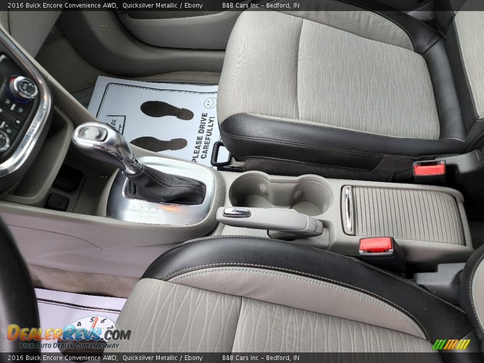 2016 Buick Encore Convenience AWD Quicksilver Metallic / Ebony Photo #13