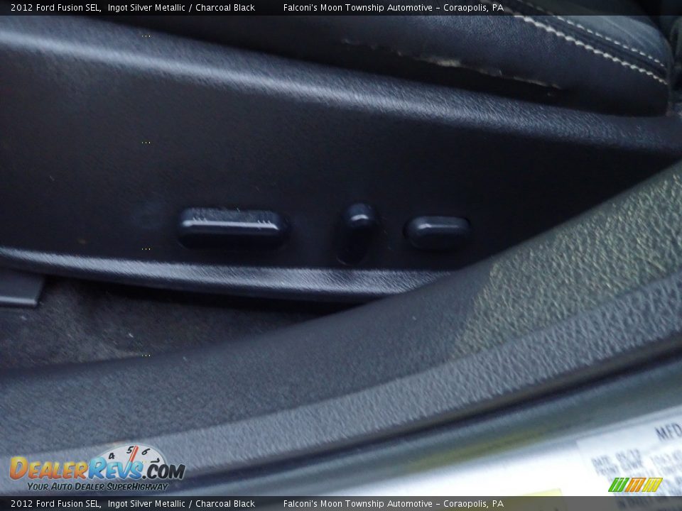 2012 Ford Fusion SEL Ingot Silver Metallic / Charcoal Black Photo #22