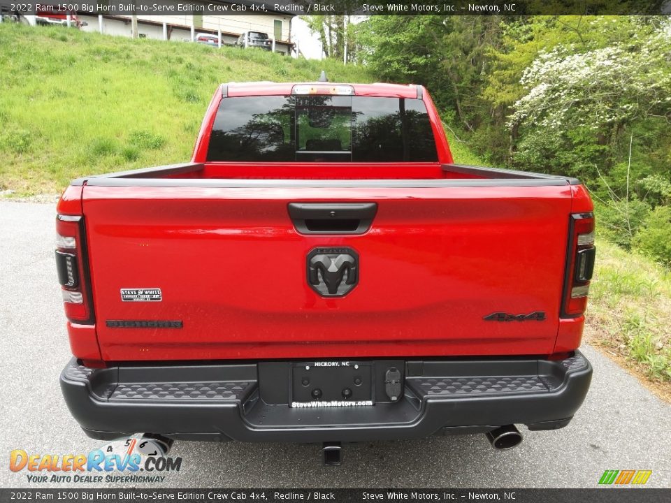 2022 Ram 1500 Big Horn Built-to-Serve Edition Crew Cab 4x4 Redline / Black Photo #7