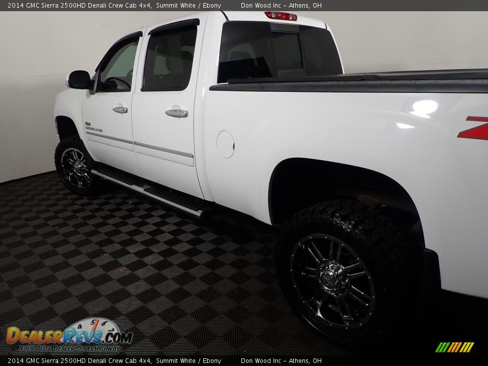 2014 GMC Sierra 2500HD Denali Crew Cab 4x4 Summit White / Ebony Photo #18