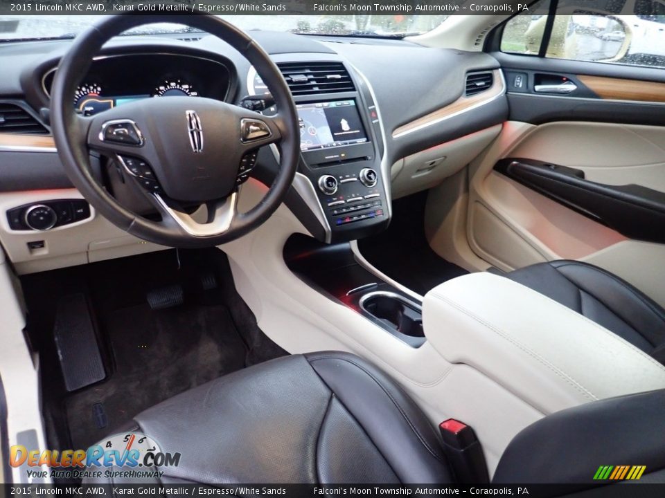 Espresso/White Sands Interior - 2015 Lincoln MKC AWD Photo #20