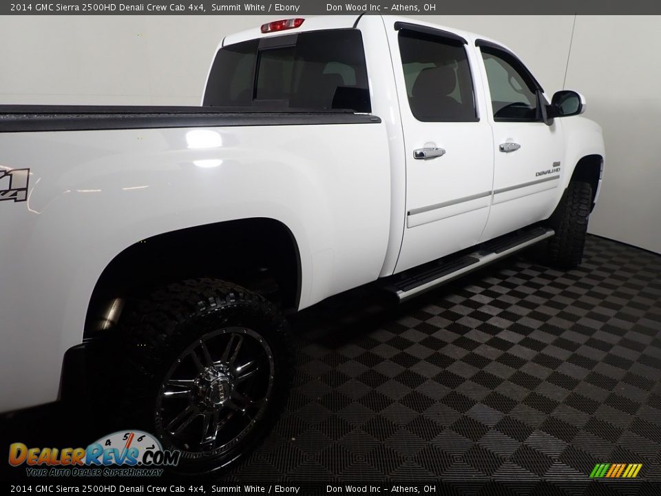 2014 GMC Sierra 2500HD Denali Crew Cab 4x4 Summit White / Ebony Photo #19