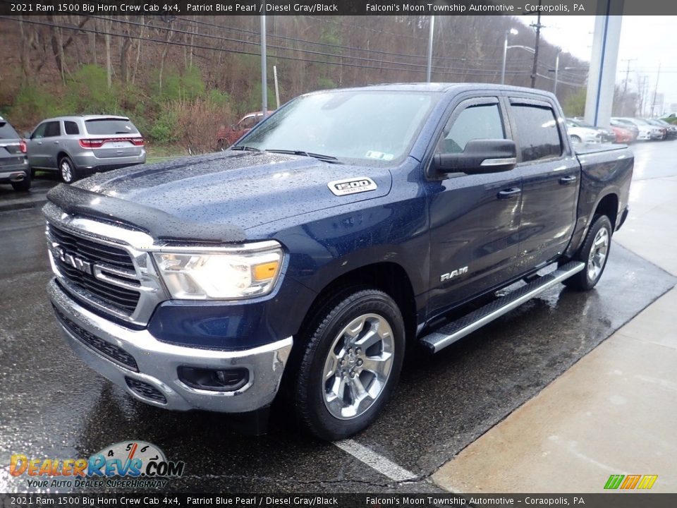 2021 Ram 1500 Big Horn Crew Cab 4x4 Patriot Blue Pearl / Diesel Gray/Black Photo #6