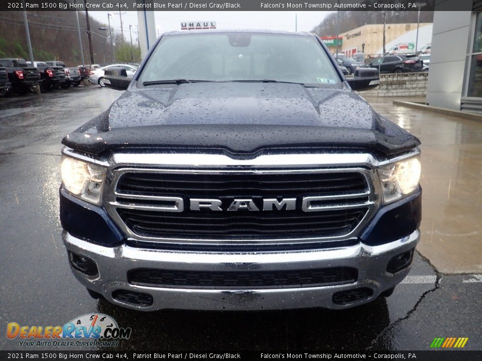 2021 Ram 1500 Big Horn Crew Cab 4x4 Patriot Blue Pearl / Diesel Gray/Black Photo #7