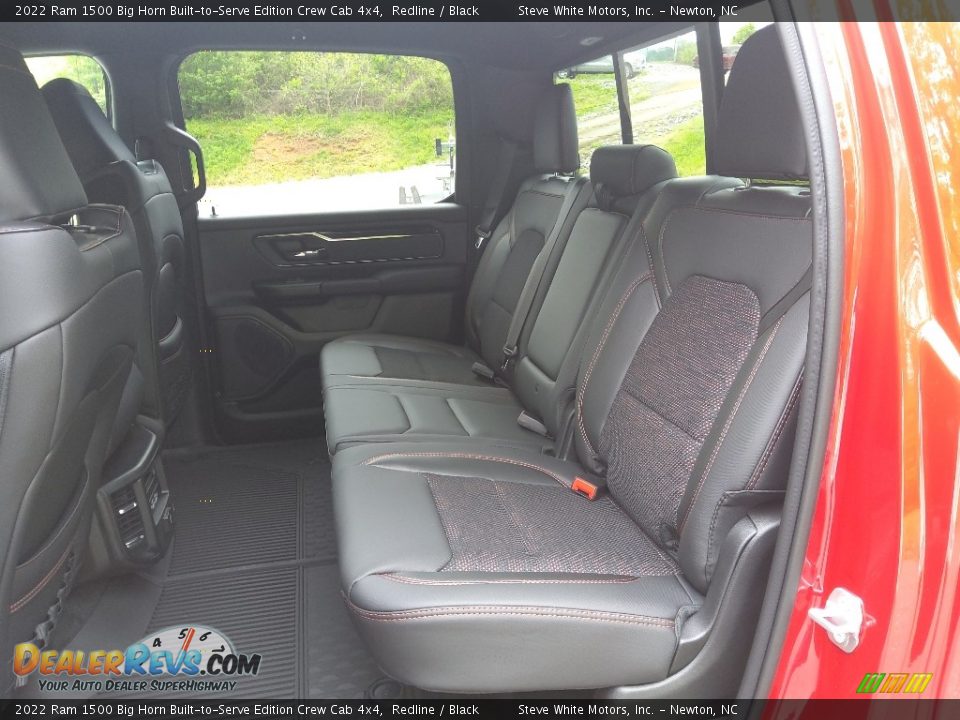 Rear Seat of 2022 Ram 1500 Big Horn Built-to-Serve Edition Crew Cab 4x4 Photo #17