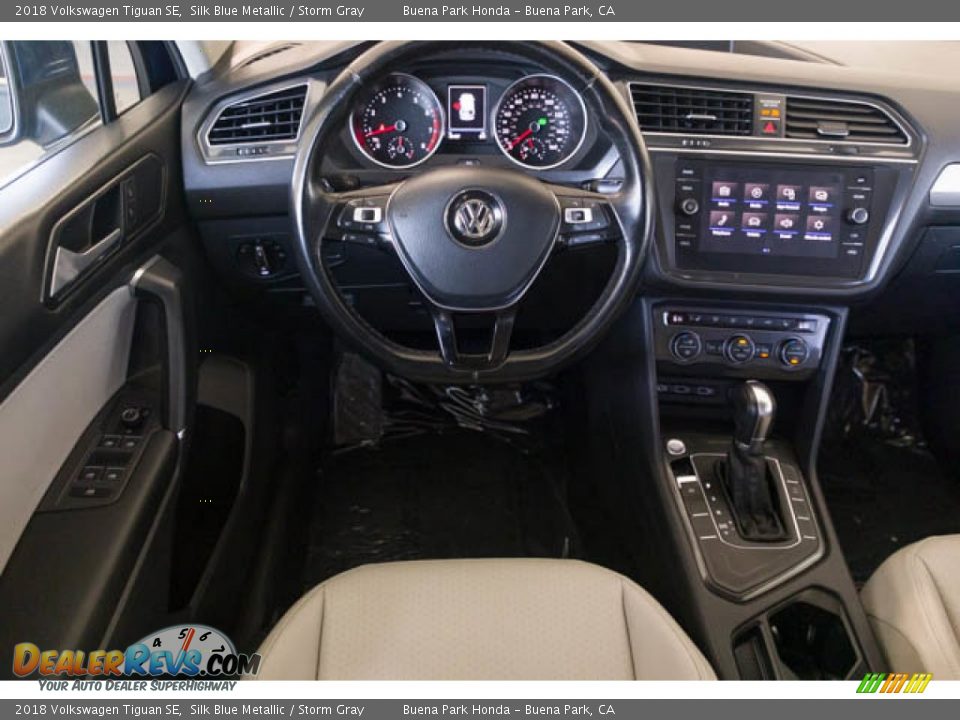 2018 Volkswagen Tiguan SE Silk Blue Metallic / Storm Gray Photo #5