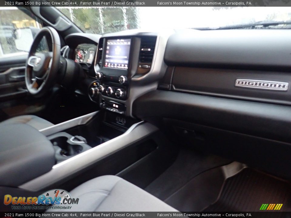 2021 Ram 1500 Big Horn Crew Cab 4x4 Patriot Blue Pearl / Diesel Gray/Black Photo #11